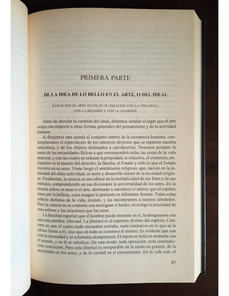 ESTÉTICA. 3 TOMOS