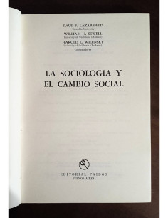 LA SOCIOLOGÍA Y EL CAMBIO SOCIAL 2