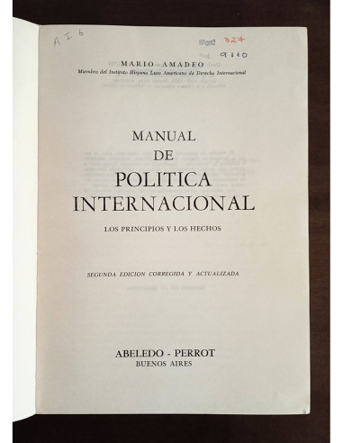 MANUAL DE POLÍTICA INTERNACIONAL