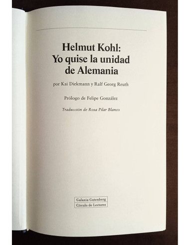 YO QUISE LA UNIDAD DE ALEMANIA