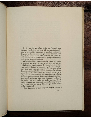AS GRANDES DIRECTRIZES DA GOVERNAÇAO ULTRAMARINA NO PERÍODO QUE DECORREU ENTRE AS DUAS GUERRAS MUNDIAIS 1919-1939