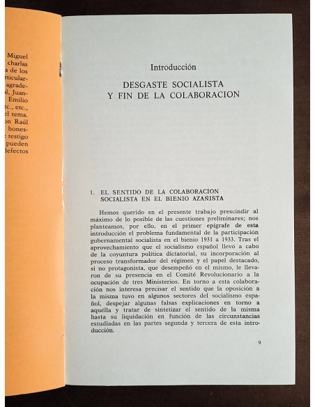 EL SOCIALISMO RADICAL EN LA II REPÚBLICA