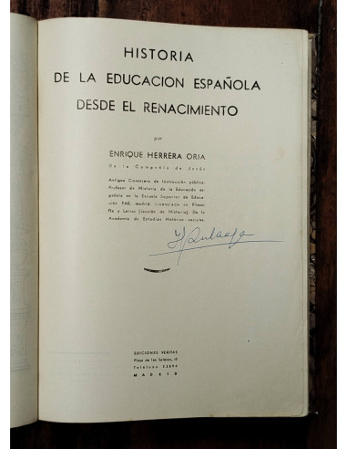 HISTORIA DE LA EDUCACIÓN ESPAÑOLA