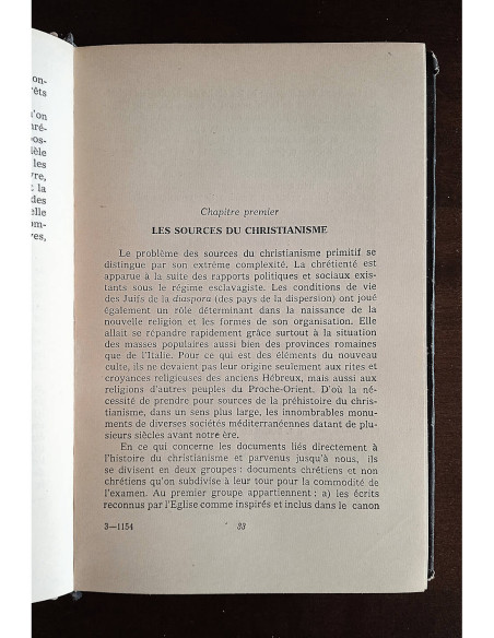 L’ORIGINE DU CHRISTIANISME