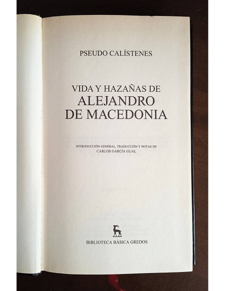 VIDA Y HAZAÑAS DE ALEJANDRO DE MACEDONIA