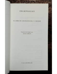 EL LIBRO DE ASESINATOS DE J. G. REEDER 2