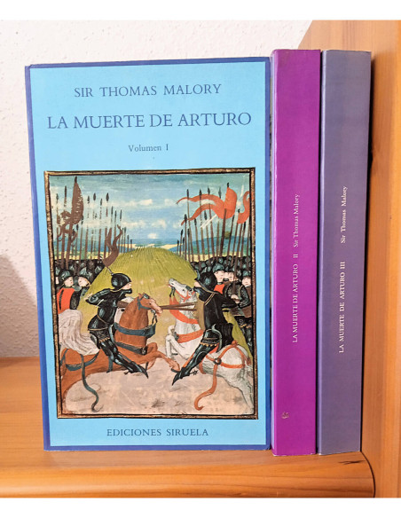 LA MUERTE DE ARTURO. 3 TOMOS