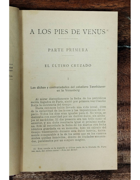 A LOS PIES DE VENUS (LOS BORGIA)