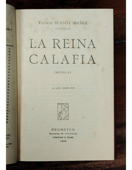 LA REINA CALAFÍA