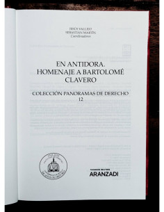 EN ANTIDORA: HOMENAJE A BARTOLOMÉ CLAVERO 2