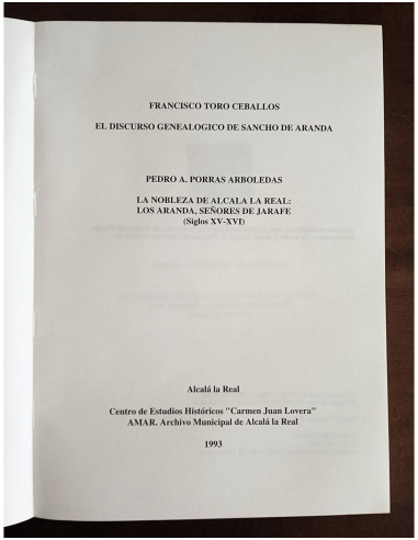 EL DISCURSO GENEALÓGICO DE SANCHO DE ARANDA