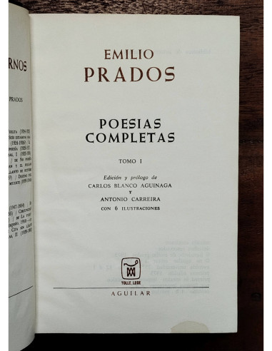 POESÍAS COMPLETAS. TOMO I