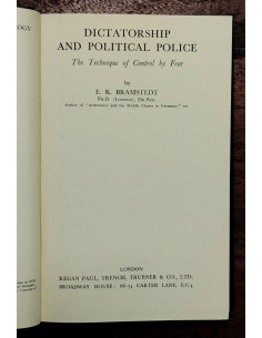 DICTATORSHIP AND POLITICAL POLICE: THE TECHNIQUE OF CONTROL BY FEAR 2