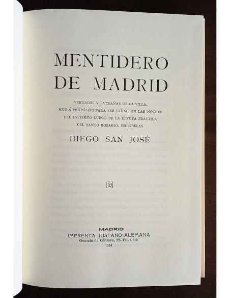 MENTIDERO DE MADRID