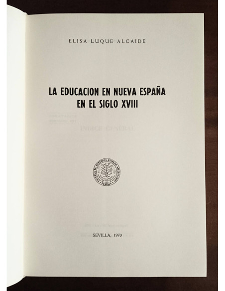 LA EDUCACIÓN EN NUEVA ESPAÑA