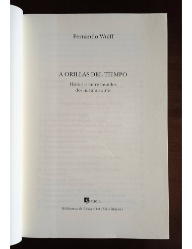 A ORILLAS DEL TIEMPO