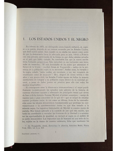 EL NEGRO Y LA DEMOCRACIA NORTEAMERICANA