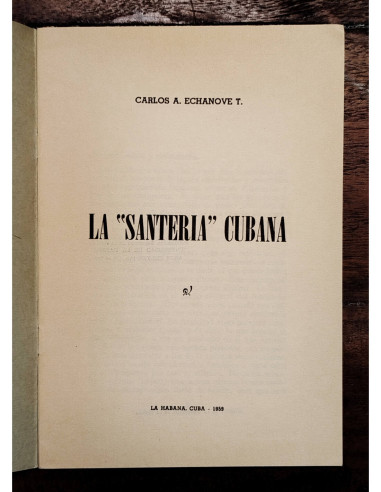 LA SANTERÍA CUBANA