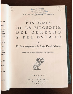 HISTORIA DE LA FILOSOFÍA DEL DERECHO Y DEL ESTADO 2