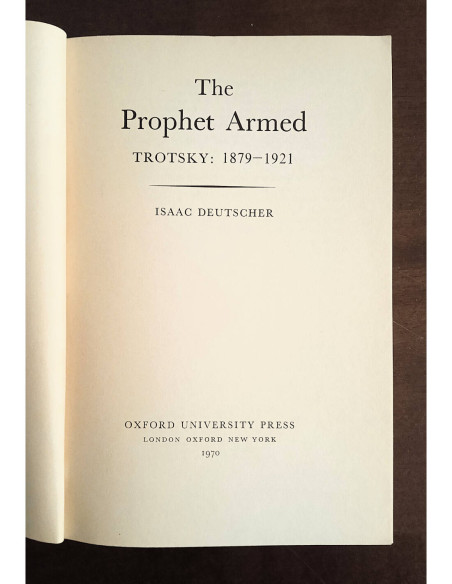THE PROPHET ARMED. THE PROPHET UNARMED. THE PROPHET OUTCAST. 3 TOMOS