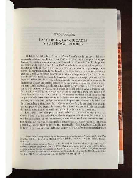 LAS CORTES DE CASTILLA Y LEÓN BAJO LOS AUSTRIAS: UNA INTERPRETACIÓN