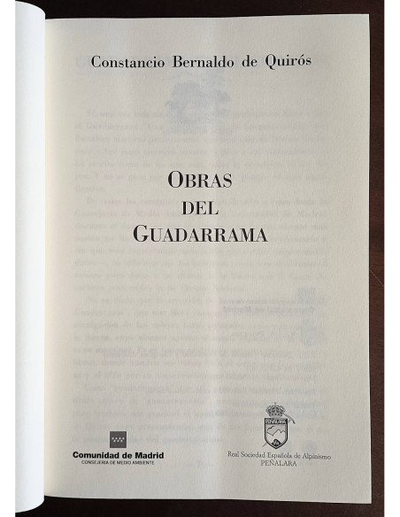 OBRAS DEL GUADARRAMA