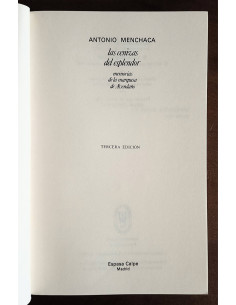 LAS CENIZAS DEL ESPLENDOR: MEMORIAS DE LA MARQUESA DE AVENDAÑO 2