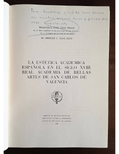 LA ESTÉTICA ACADÉMICA ESPAÑOLA EN EL SIGLO XVIII: REAL ACADEMIA DE BELLA ARTES DE SAN CARLOS DE VALENCIA 2