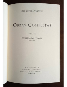 OBRAS COMPLETAS: TOMO X, ESCRITOS POLÍTICOS I (1908-1921) 2