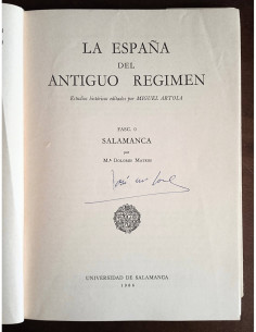 LA ESPAÑA DEL ANTIGUO RÉGIMEN: FASC. 0 SALAMANCA 2