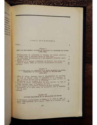 HISTOIRE DU PARTI COMMUNISTE DE L’UNION SOVIETIQUE