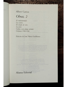 ALBERT CAMUS. OBRAS 2 2
