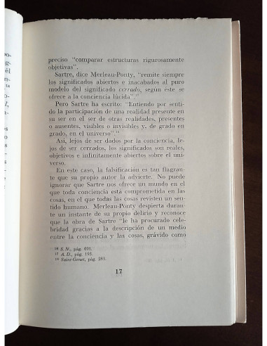 JEAN-PAUL SARTRE VERSUS MERLEAU-PONTY