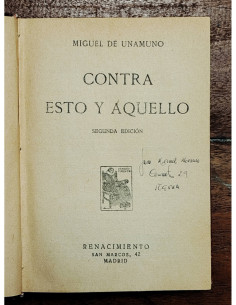 CONTRA ESTO Y AQUELLO