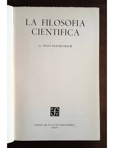 LA FILOSOFÍA CIENTÍFICA