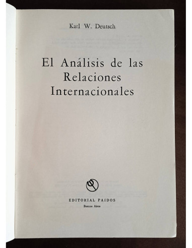 EL ANÁLISIS DE LAS RELACIONES INTERNACIONALES