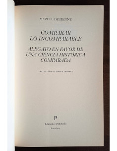 COMPARAR LO INCOMPARABLE: ALEGATO EN FAVOR DE UNA CIENCIA HISTÓRICA COMPARADA 2