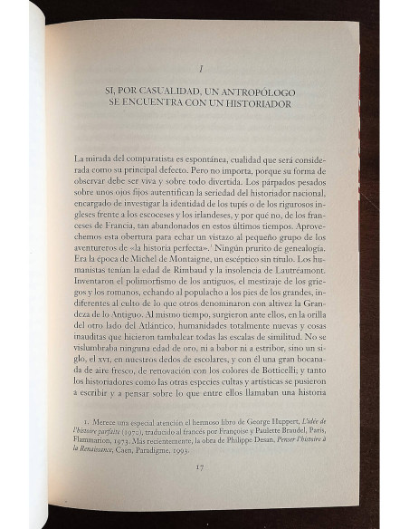 COMPARAR LO INCOMPARABLE: ALEGATO EN FAVOR DE UNA CIENCIA HISTÓRICA COMPARADA