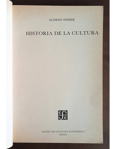 HISTORIA DE LA CULTURA