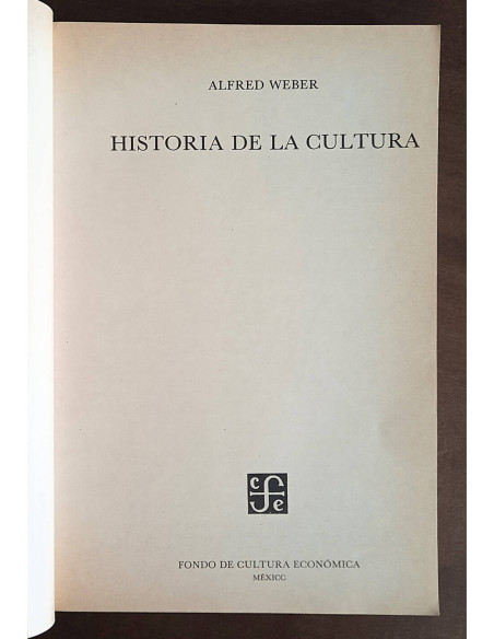 HISTORIA DE LA CULTURA