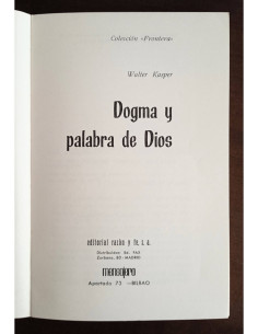 DOGMA Y PALABRA DE DIOS 2