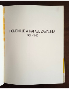HOMENAJE A RAFAEL ZABALETA 1907 - 1960 2