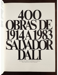 400 OBRAS DE SALVADOR DALÍ DE 1914 A 1983. 2 TOMOS 2