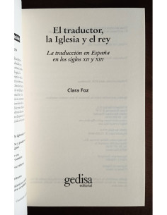 EL TRADUCTOR, LA IGLESIA Y EL REY: LA TRADUCCIÓN EN ESPAÑA EN LOS SIGLOS XII Y XIII 2