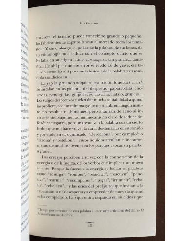 LA SEDUCCIÓN DE LAS PALABRAS