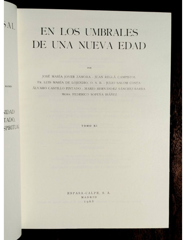 EN LOS UMBRALES DE UNA NUEVA EDAD