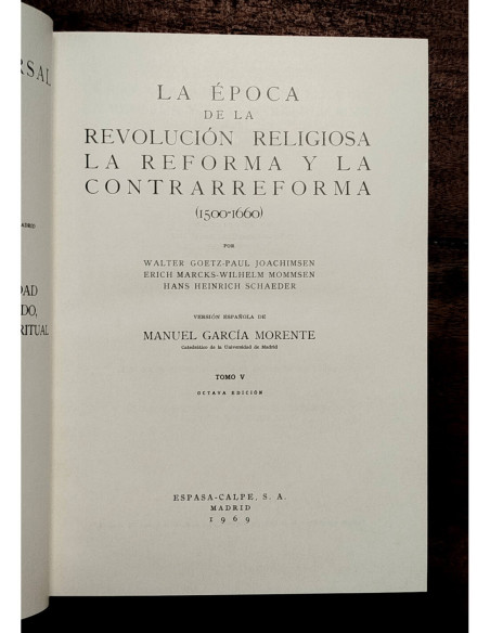 LA ÉPOCA DE LA REVOLUCIÓN RELIGIOSA: LA REFORMA Y LA CONTRARREFORMA (1500-1660)