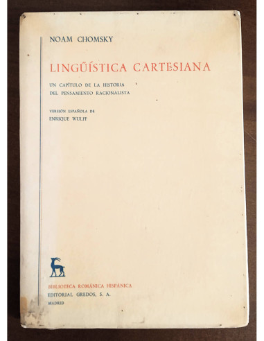 LINGÜISTICA CARTESIANA: UN CAPÍTULO DE LA HISTORIA DEL PENSAMIENTO RACIONALISTA