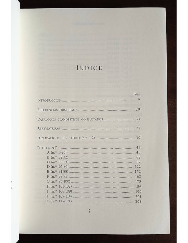 UN INFIERNO ESPAÑOL: UN ENSAYO DE BIBLIOGRAFÍA DE PUBLICACIONES ERÓTICAS ESPAÑOLAS CLANDESTINAS (1812 - 1939)