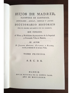 HIJOS DE MADRID. 4 TOMOS 2